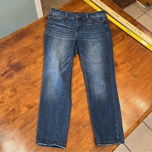 Judy Blue Women's Straight Leg Jeans - Dark Blue